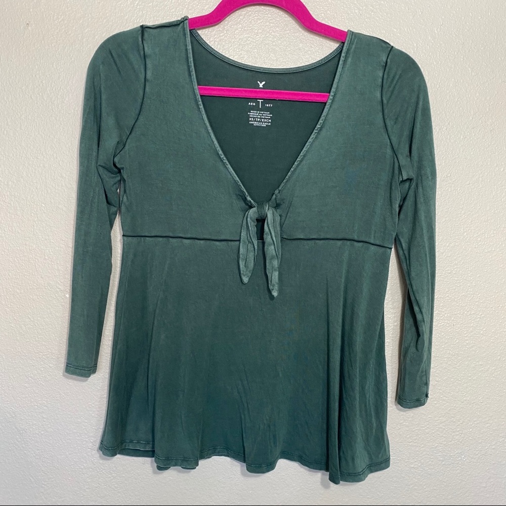 American Eagle 3/4 sleeve blouse